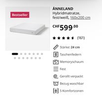 Anneland Matratze 160x200