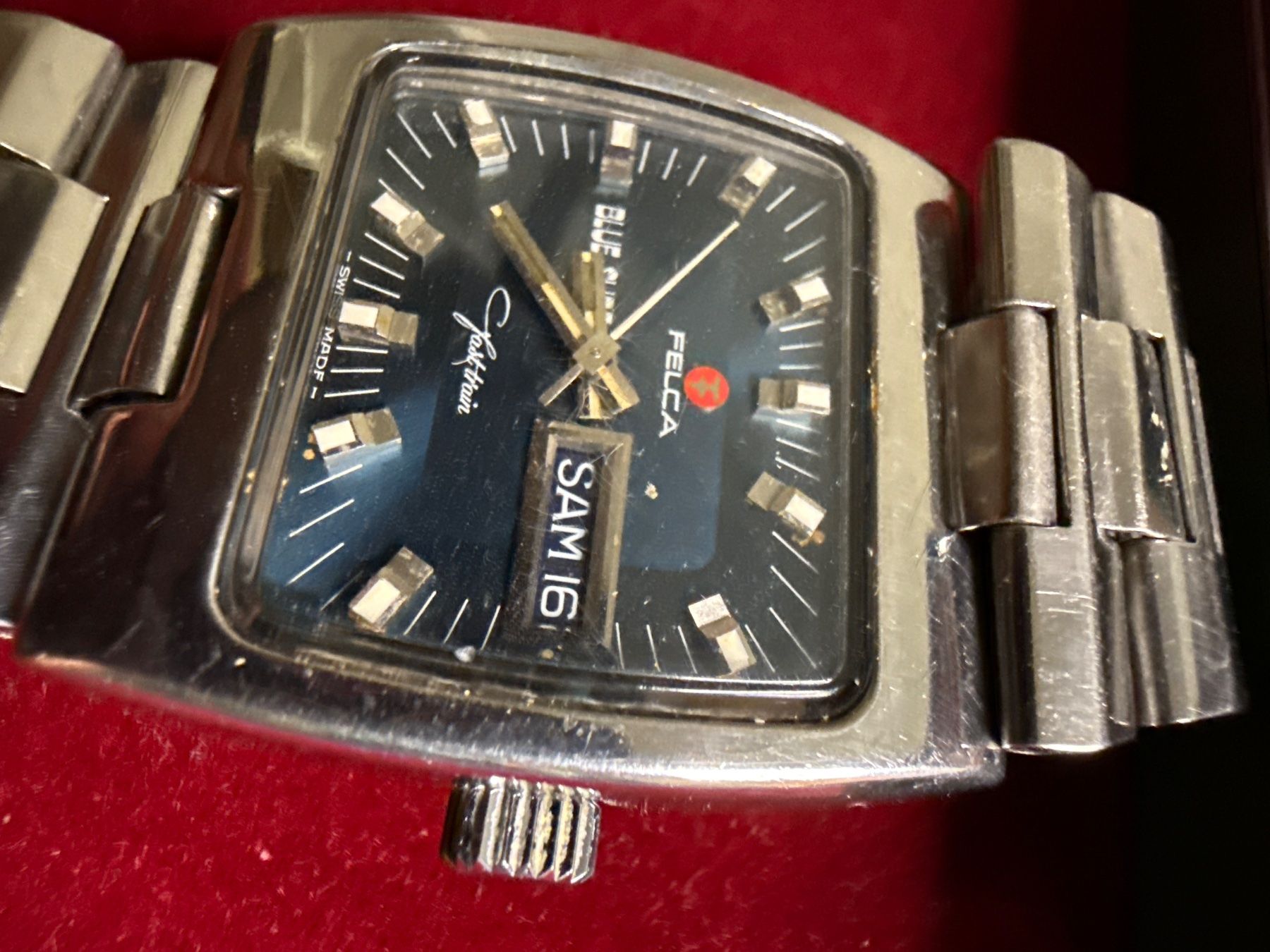 Montres: Fleca Blue Surf Vintage 34 mm Automatic – D'occasion à Pfeffingen par Allhandelklgwatches 1