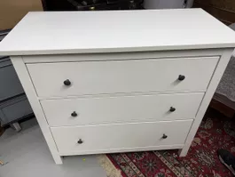 Kommode weiss mit drei Schubladen guter Zustand 100cm