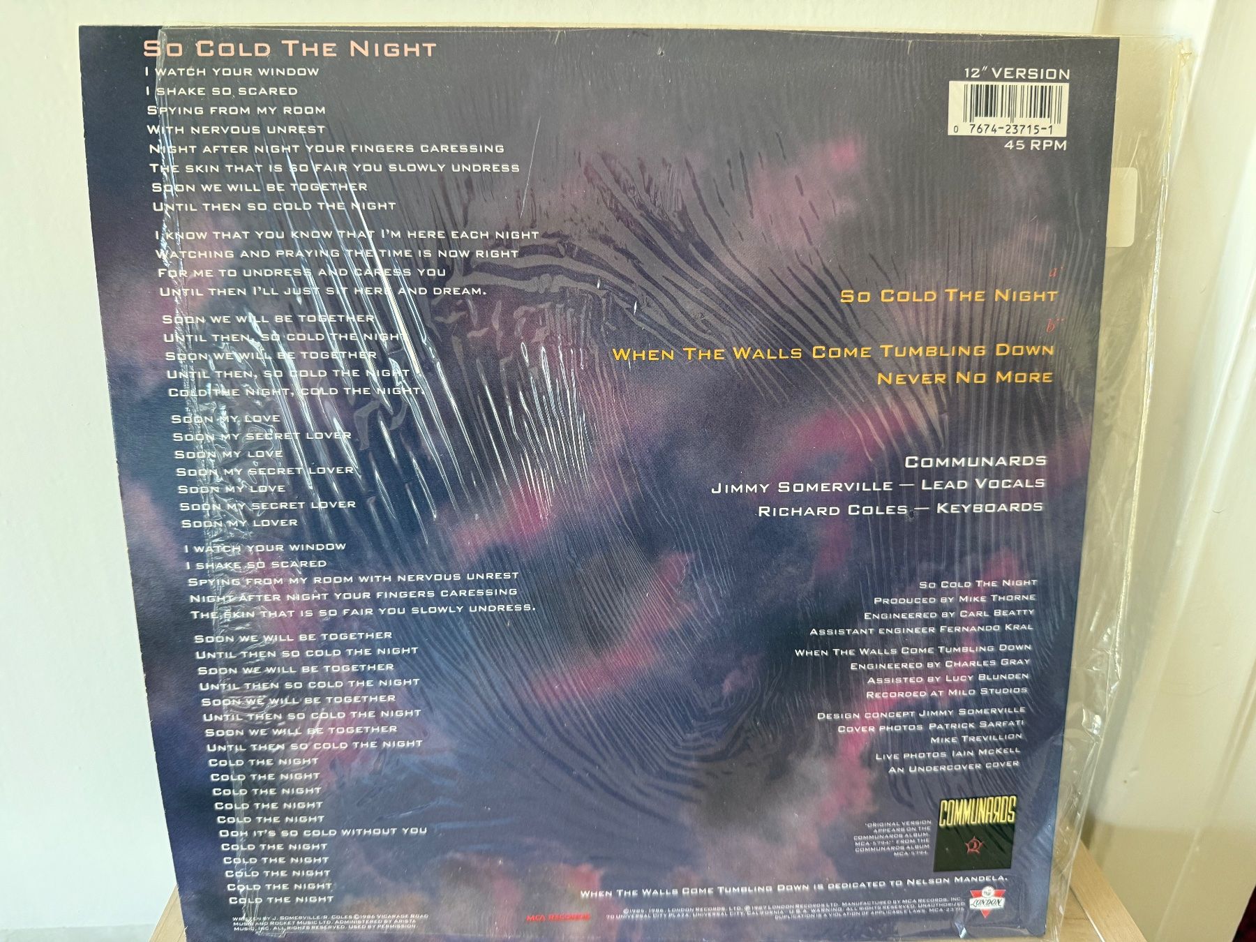 Dischi in vinile: Communique - So Cold The Night - 12" Single Schallplatte ... – Usato da Wöschnau venduto da Vinsale 1
