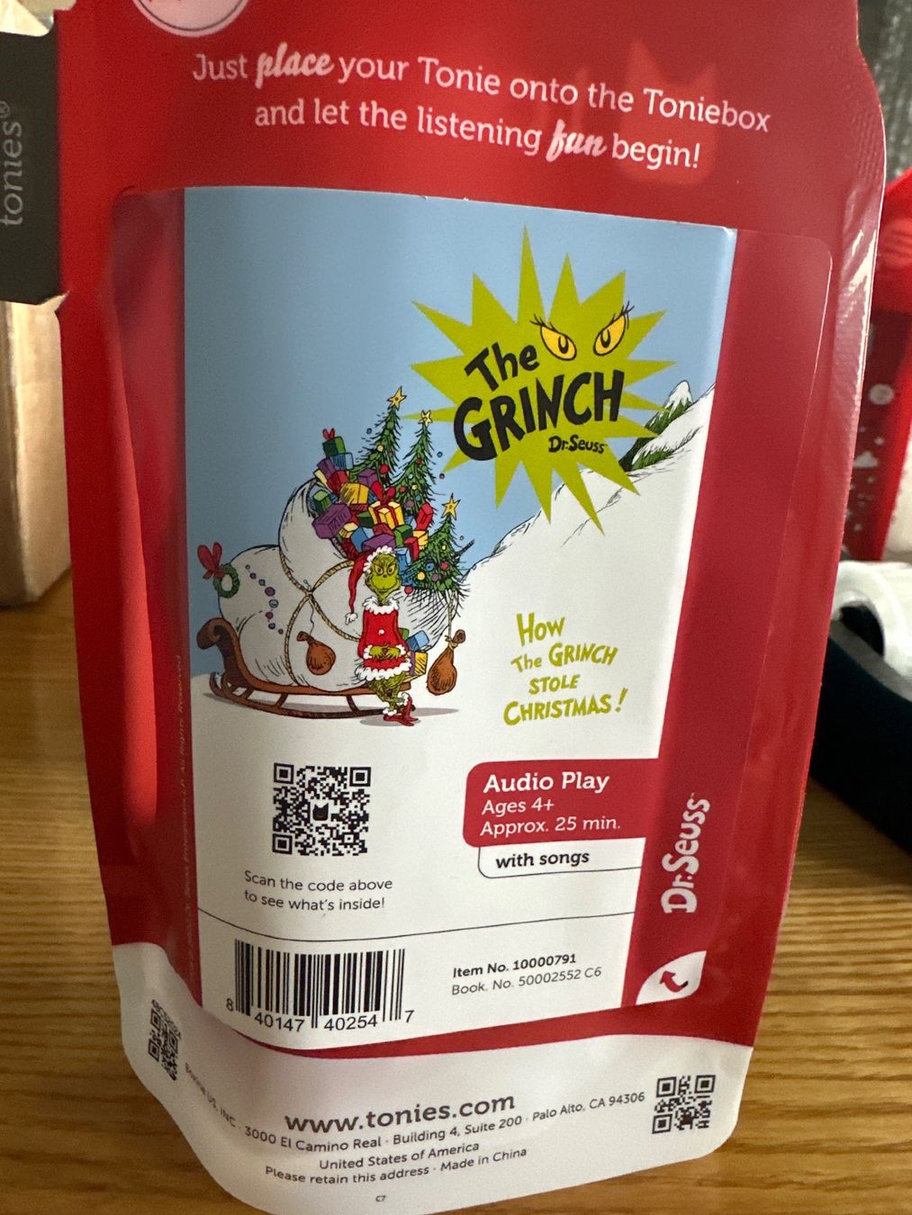 Tonies Statuette: Tonie Grinch englisch – Nuovo e nell'imballaggio originale da Bennwil venduto da jac_zh7g 1