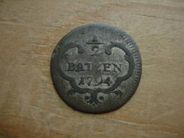 (W5) Basel 1/2 Batzen 1794