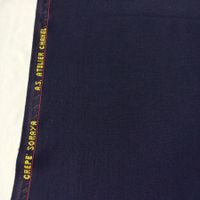 Wolle Lana Vergine Crépe Soraya Chanel 2.00x1.45m blu scuro