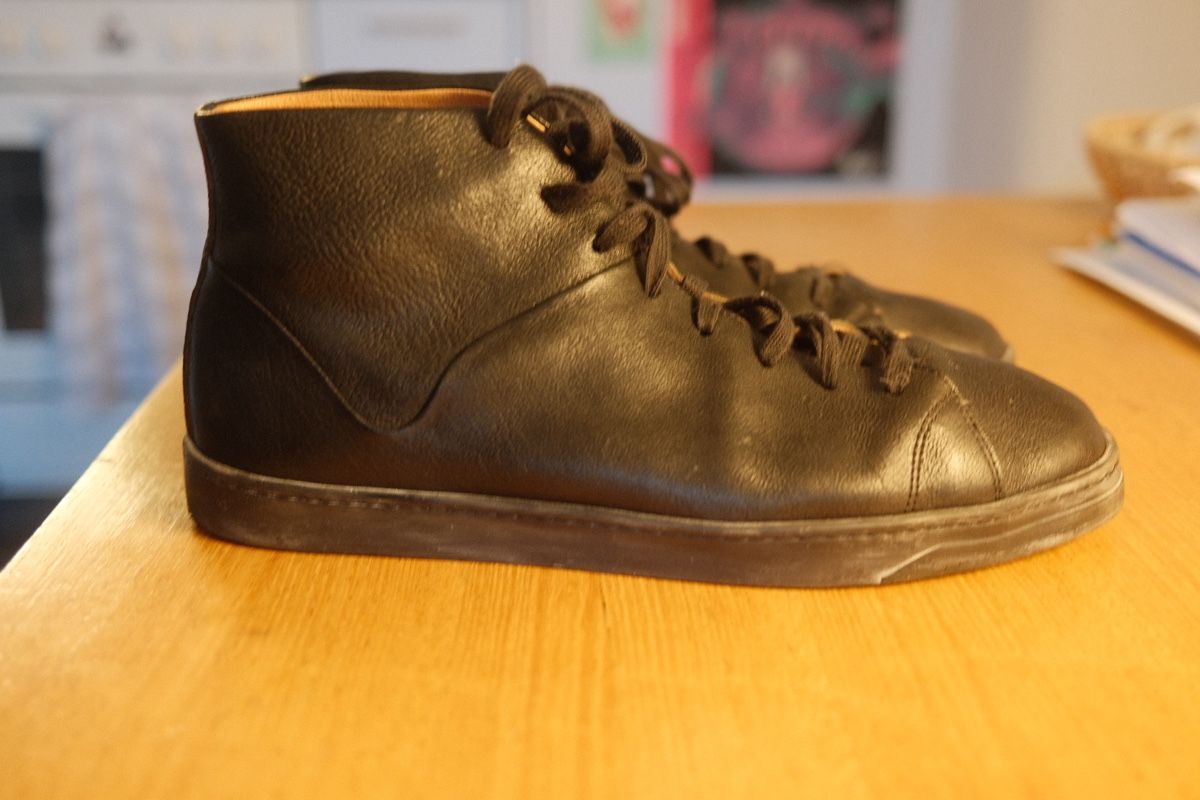 Scarpe da uomo: Cervo Volante Hirschleder Sneaker schwarz – Nuovo (secondo la descrizione) da Aarau venduto da Pelierr 1