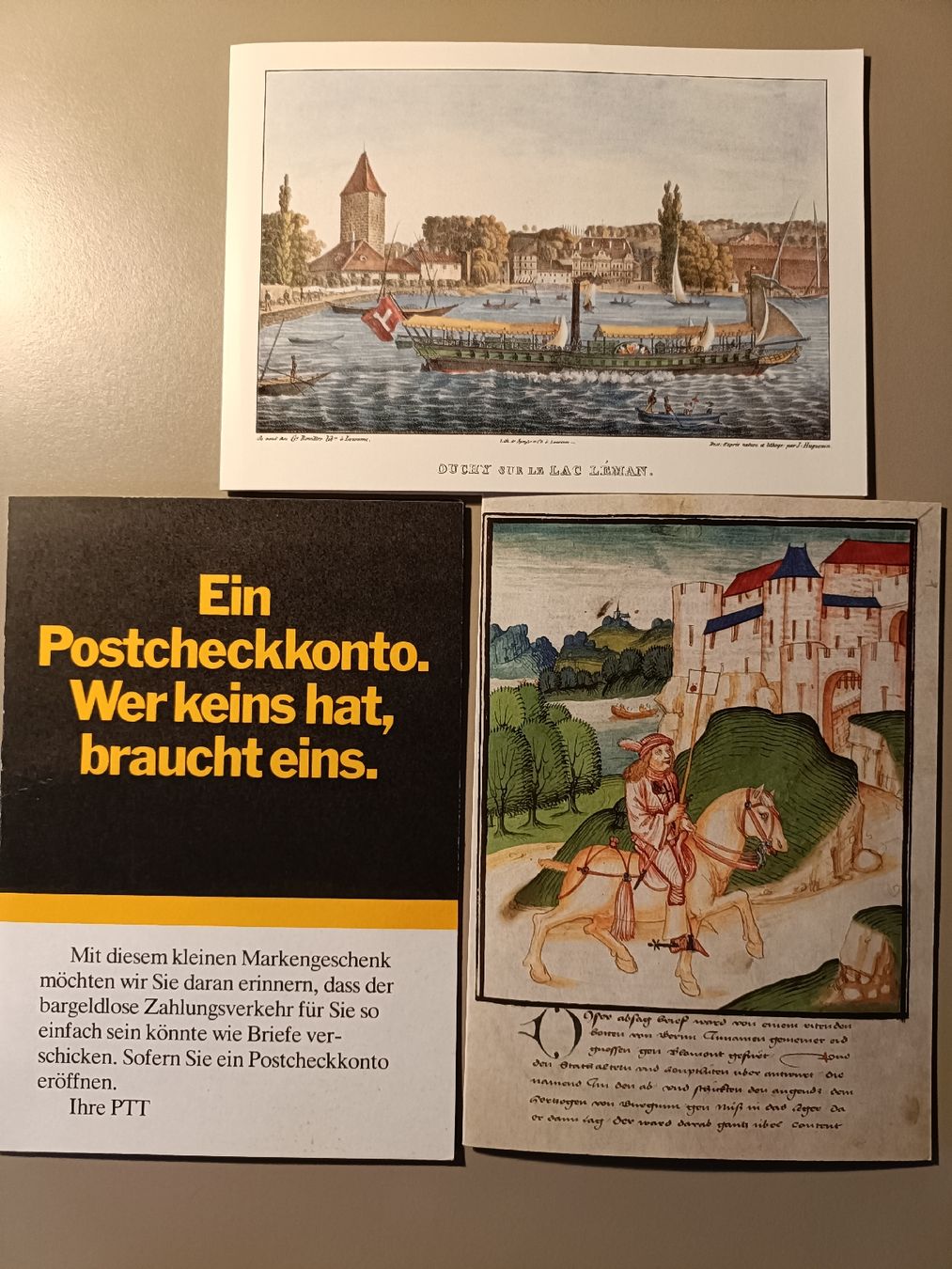 Alle Briefmarken: BRIEFMARKEN GESCHENK DER PTT 1976,88,89 – Gebraucht aus Sargans von Polifemo58 8