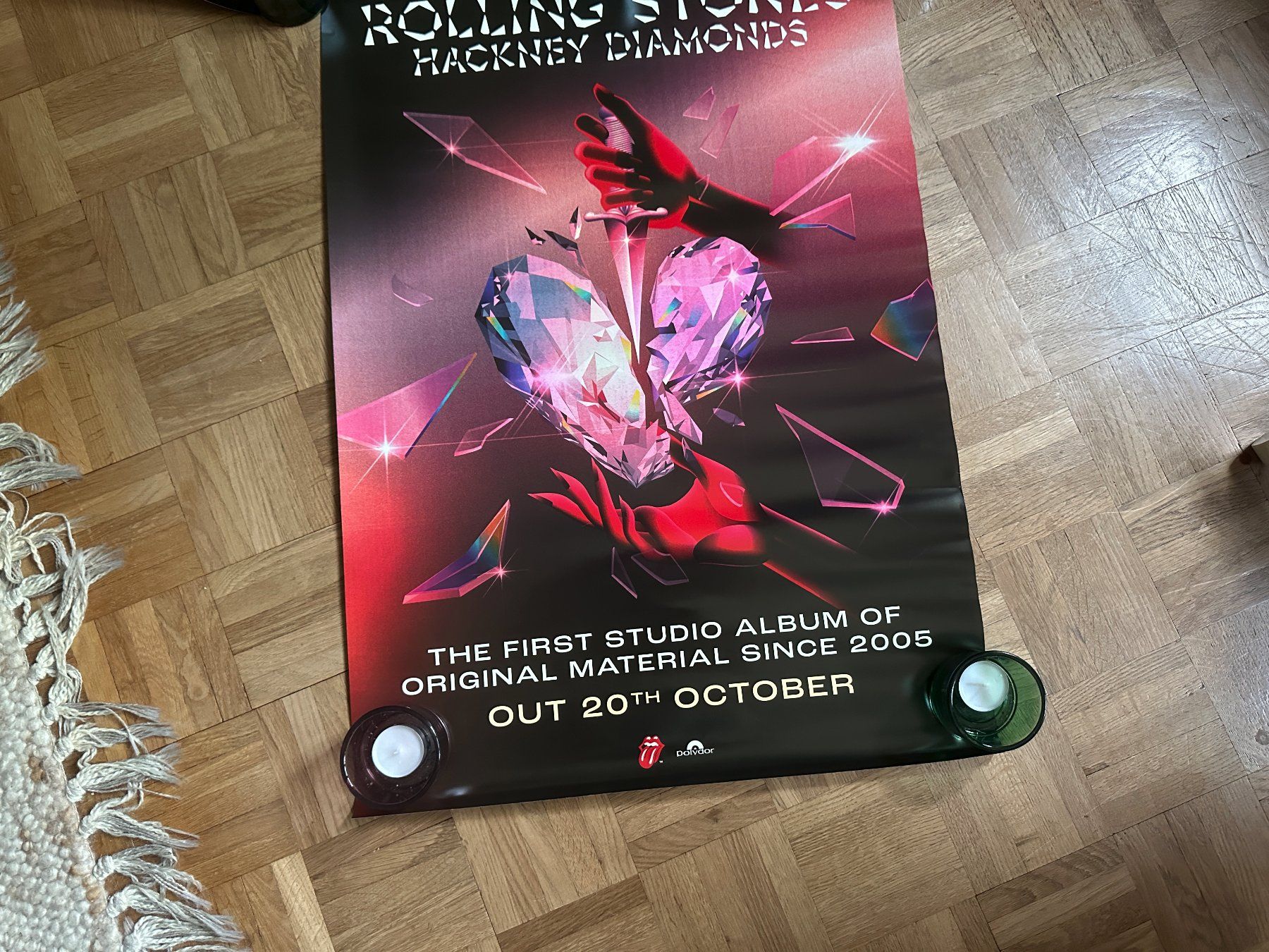 Posters & Illustrations: ROLLING STONES tolles Promo Poster Hackney Diamonds – D'occasion à Basel par Partridge 1