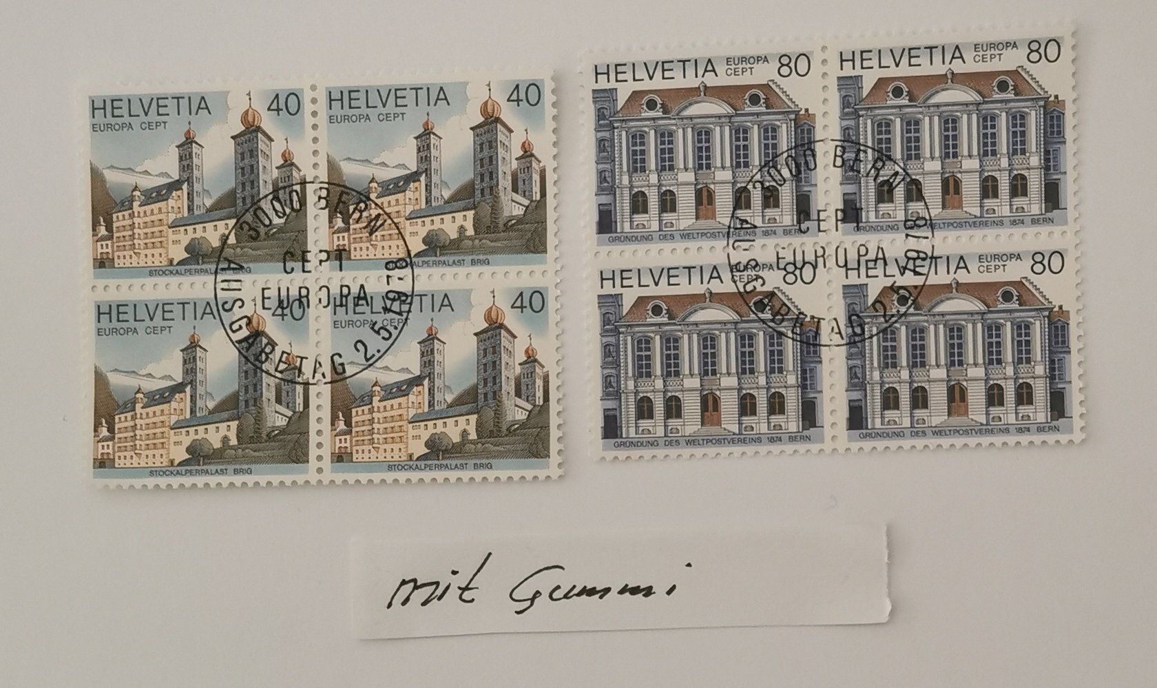 Tous les timbres: 1978 – Neuf (Voir description) à Aadorf par Chnorli-Furz