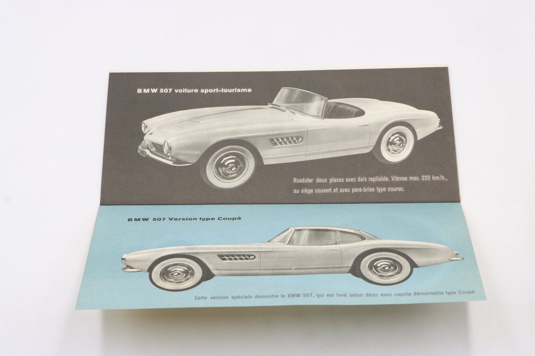 BMW Documents: BMW Modellprogramm 501 / 502 / 503 / 507 1955 Prospekt – D'occasion à Bühl b.Aarberg par Collectorpassions 5