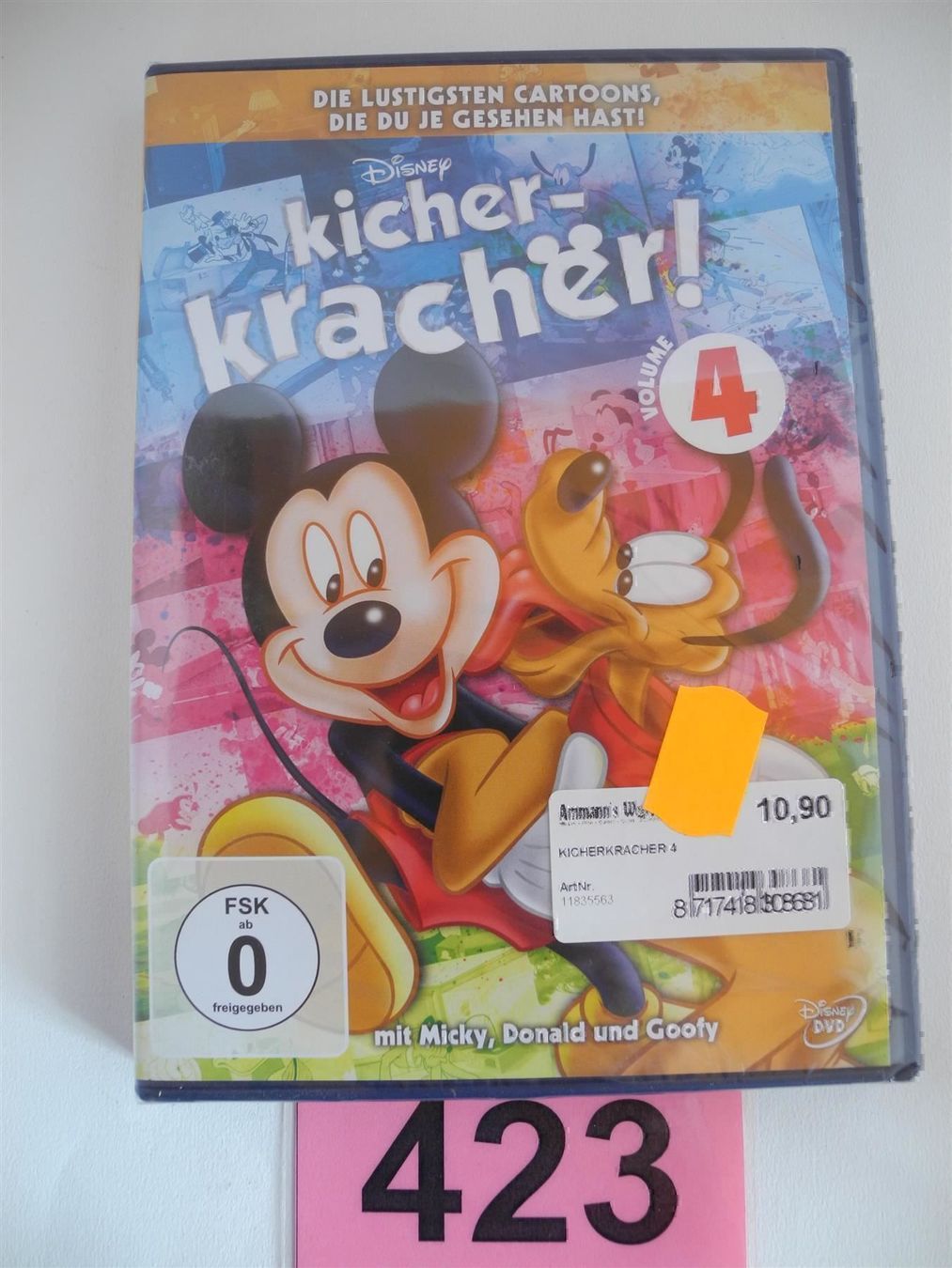 Tutti i DVDs: Disney  kicher-kracher Volume 4, Nr. 423 – Nuovo e nell'imballaggio originale da Kottwil venduto da Crazyrolf