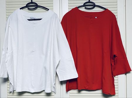 3 Oversize-Sweatshirts mit 3/4-Arm, Gr. 2XL, neu