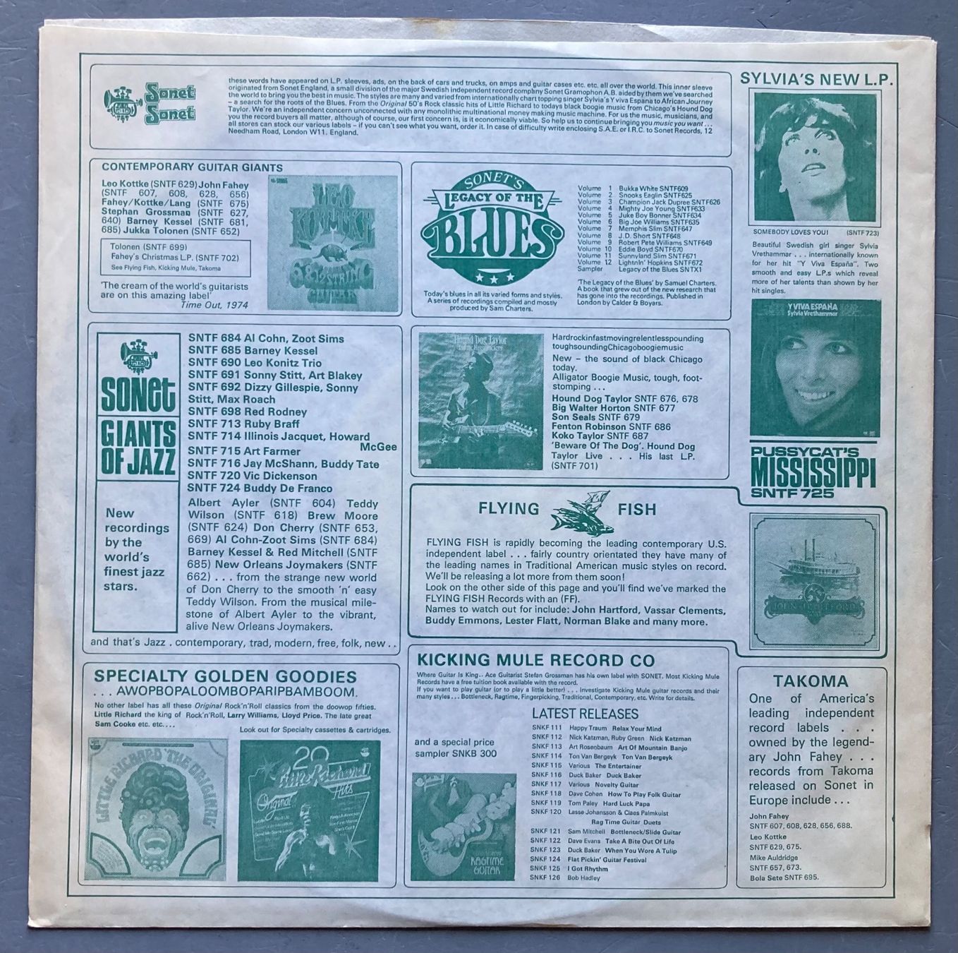 Vinyles: JOHN JAMES - DESCRIPTIVE GUITAR INSTRUMENTALS – D'occasion à Poliez-Pittet par Newtown-Records 2