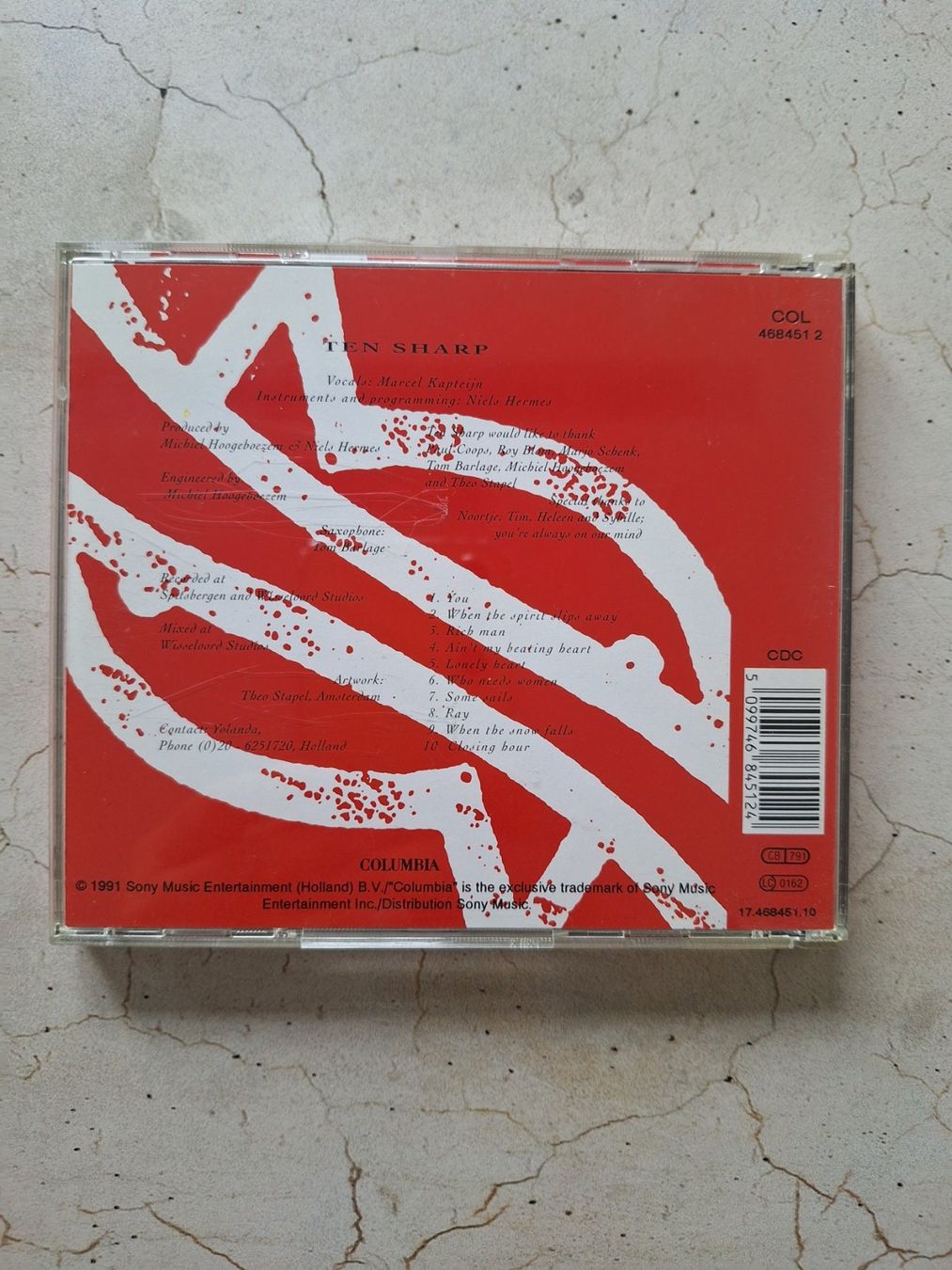 CD: CD Ten Sharp - Under the Water-Line – Usato da Schaffhausen venduto da Mipakr 2