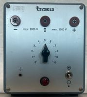 Hochspannungs Power Supply Leybold DC +/- 0-3000V