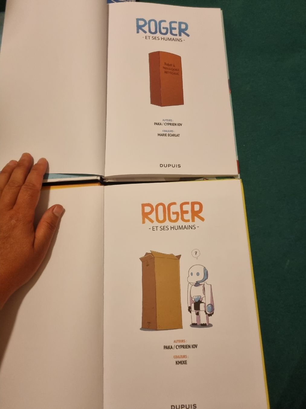 Fumetti: Roger et ses Humains - Tomes 1 & 2 - BD – Usato da Fribourg venduto da sal_5ln6 6