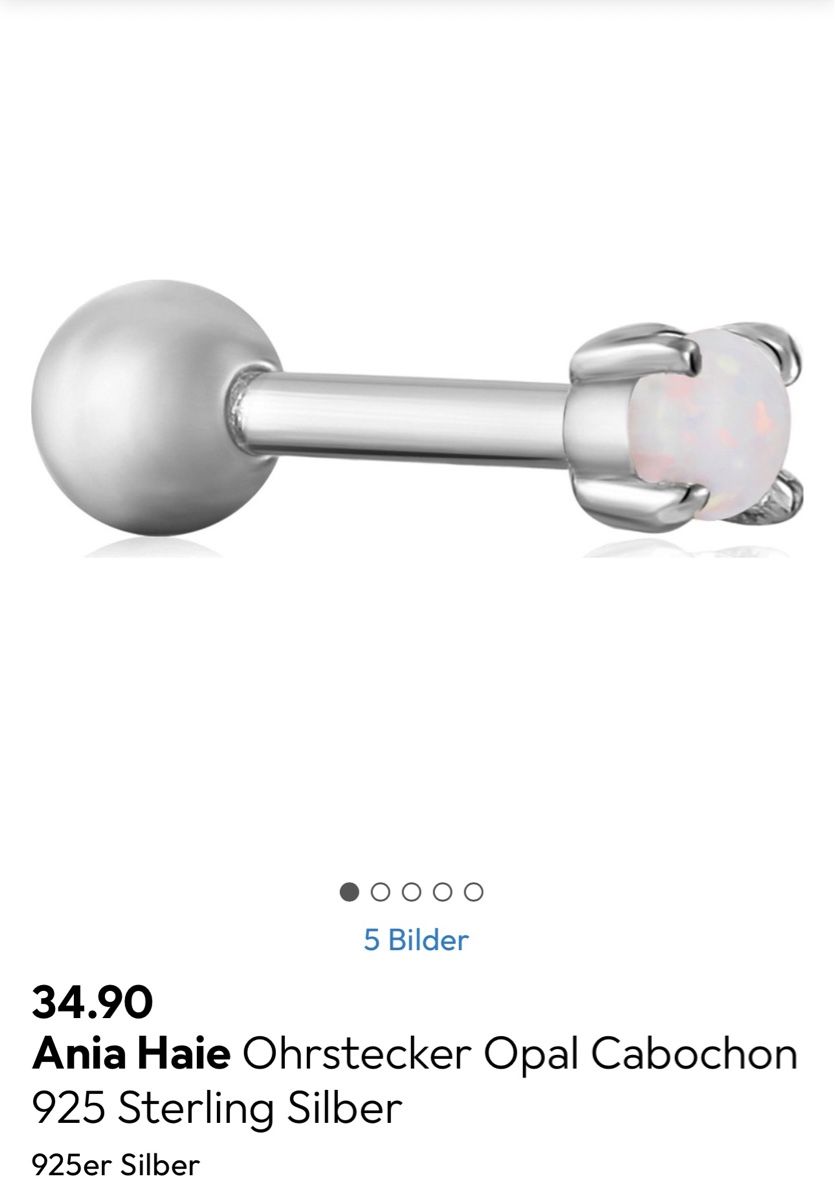 Ohrringe & -stecker: Helix Opal Silber von Ania Haie – Neu (gemäss Beschreibung) aus Neerach von irasan
