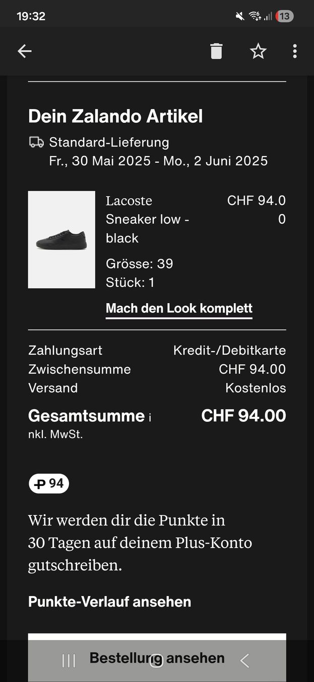Lacoste Scarpe da donna: Lacoste Sneaker low - black Grösse 39 – Usato da Brugg AG venduto da Kitycity 6