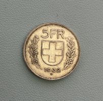 1932_ 5 Franken Silber_Münze