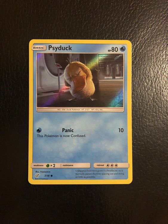 Detective Pikachu Psyduck Holo 718 Ab 1 Kaufen Auf Ricardo 