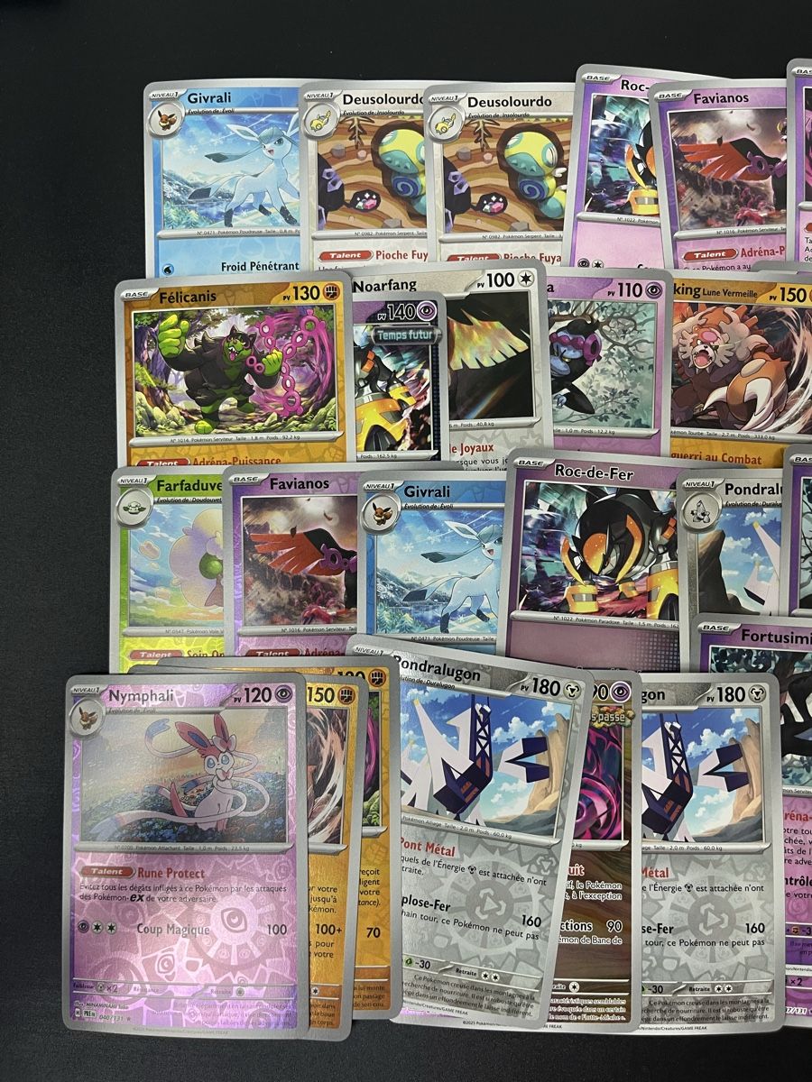 Pokémon Cartes à collectionner: 36 carte Pokémon Rare Reverse EV Évolution Prismatique FR – Neuf (Voir description) à Les Avanchets par lunedeneige.shop 1