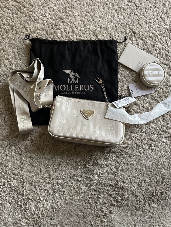Metallic Silber Maison Mollerus Tasche Bern NEU: Mollerus ZELL