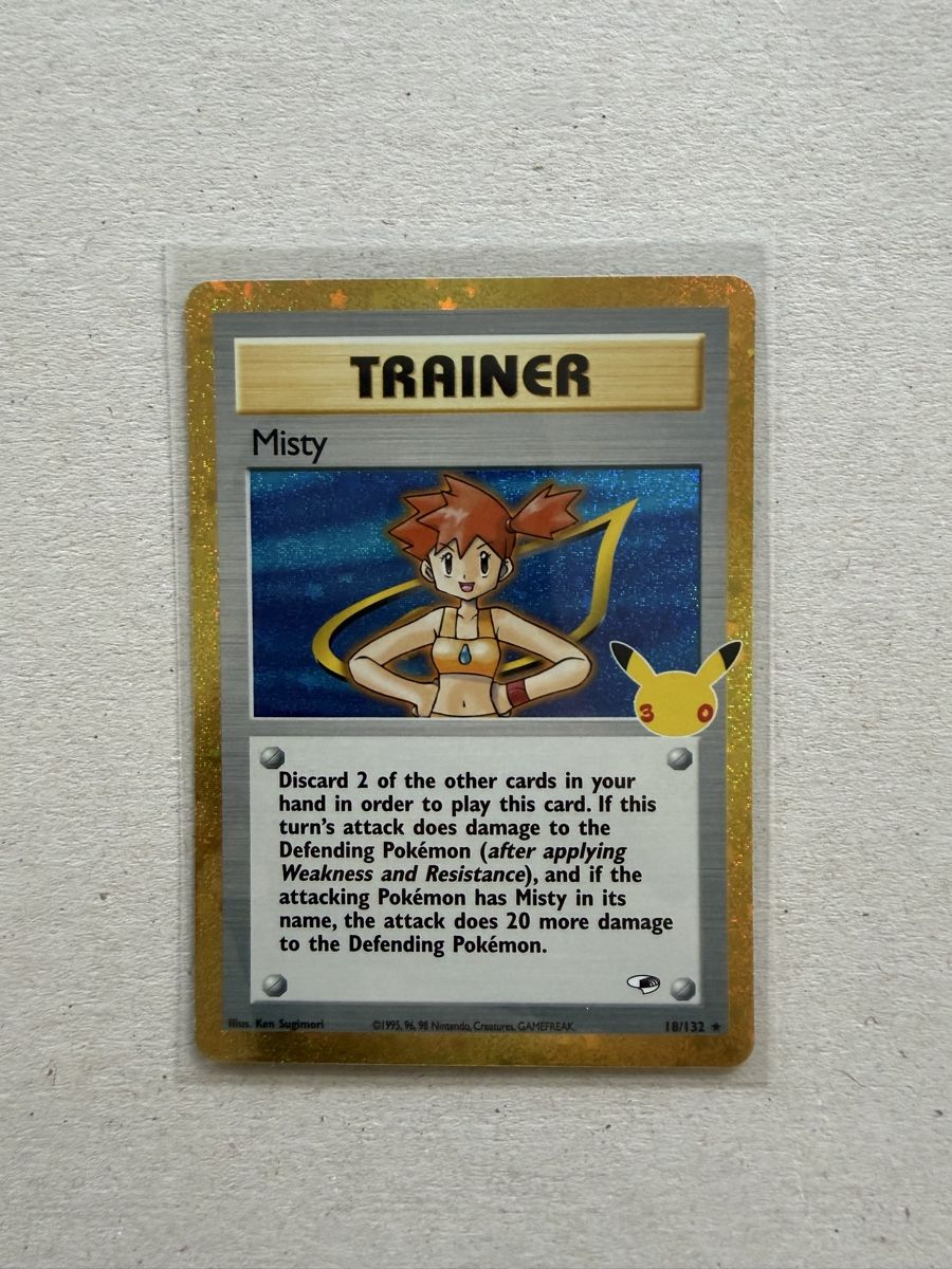 Pokémon Carte collezionabili: Misty Pokémon 30th Celebrations – Nuovo (secondo la descrizione) da Näfels venduto da Faiden