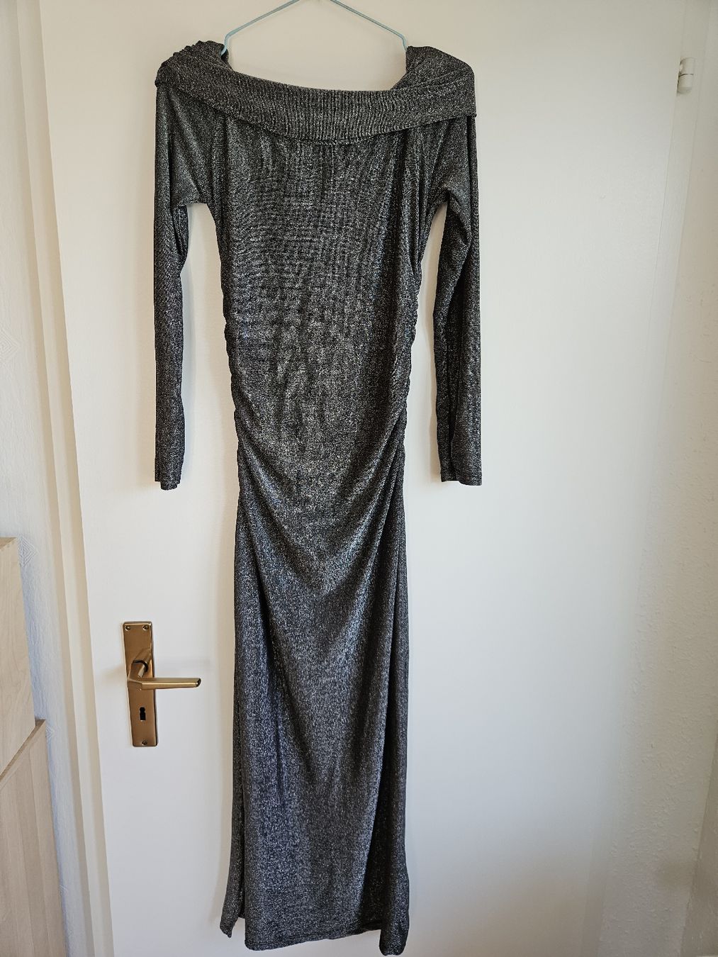Vestiti: Silbernes /Metallic Glitzer- Kleid / Abendkleid – Usato da Ebikon venduto da SecondChance_byM 5