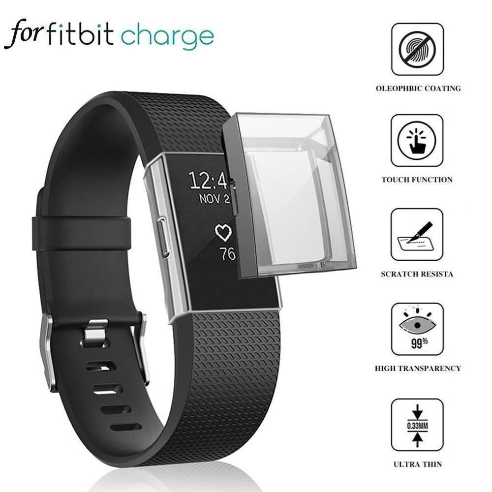 Hometrainer: Fitbit Charge 2 TPU Case +Display Schutz – Neu und originalverpackt aus Zürich von Watch-247