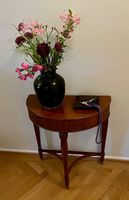 Eleganter Vintage Demi-Lune Konsolentisch aus Holz