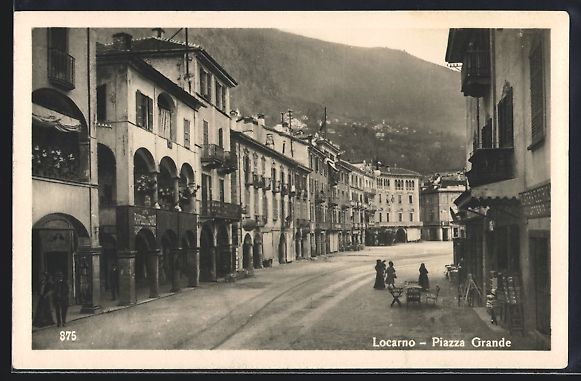 Cartoline postali: AK Locarno, Piazza Grande – Usato da Berlin venduto da bartko-reher