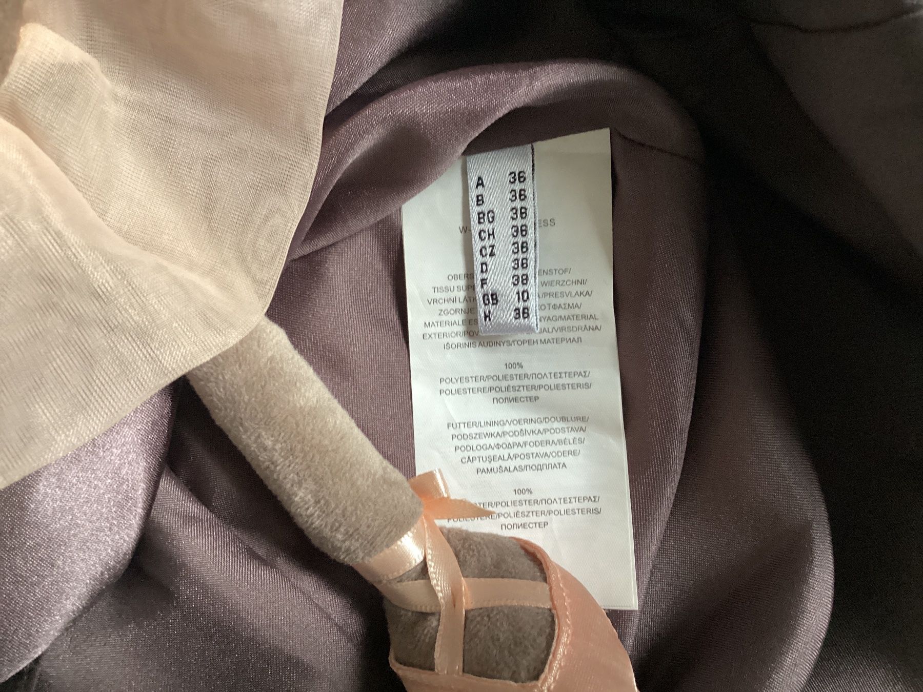 Kleider: Jake S Festliches, dunkellila Kleid, Gr. 36 – Gebraucht aus Homberg b. Thun von Homata 5