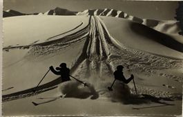 VINTAGE, E. Gyger, Adelboden, Wintersport - Art on Paper