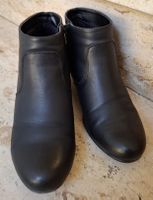 Stiefeletten schwarz mit Reissverschluss Grösse 39