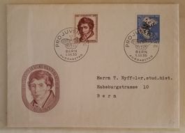 ZB128) 1955 FDC Pro Juventute (P2)