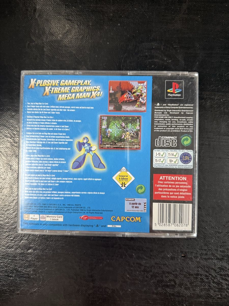 Capcom Giochi: Mega Man X4 - PlayStation 1 PAL – Usato da La Tour de Peilz venduto da Games_paradise 1