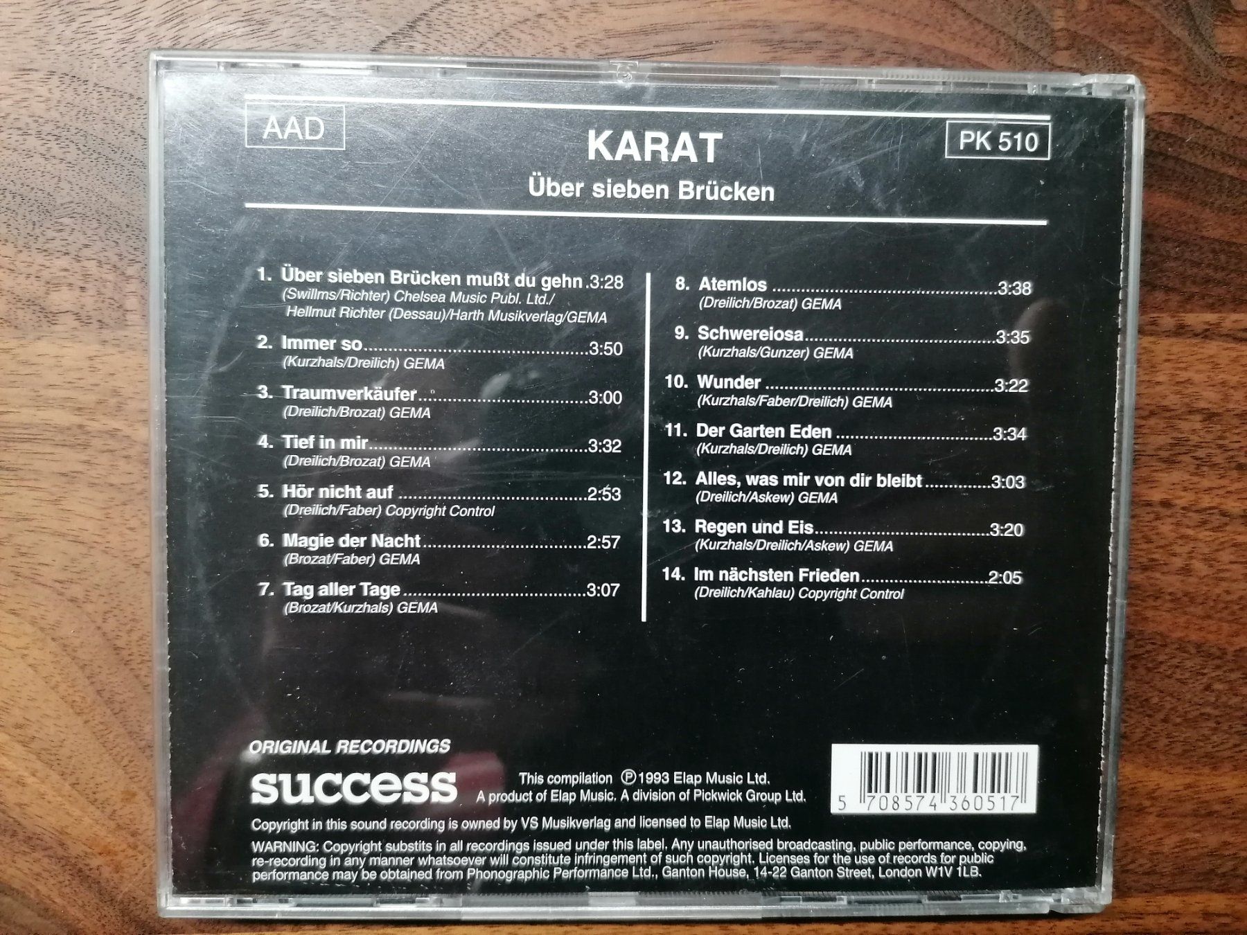 CDs: KARAT Über sieben Brücken CD – D'occasion à Büttikon AG par Amineah 1