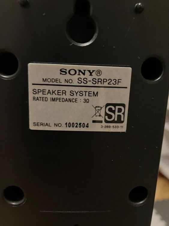 Sony HT-SF2300 Surround Speaker System | Kaufen auf Ricardo