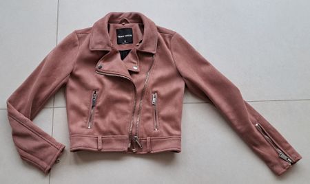 Tally Weijl, Wildleder-Jacke, Gr. XS/34, neuwertig.