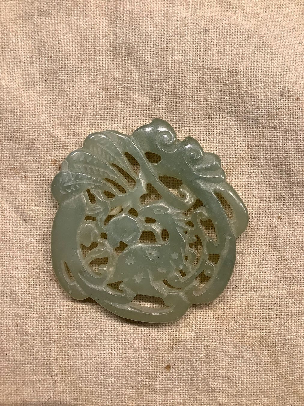 Ciondoli: Altes Jade Amulett – Usato da Zürich venduto da Albatros57 1