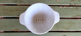 Kaffeefilter Porzellan weiss 4 Löcher