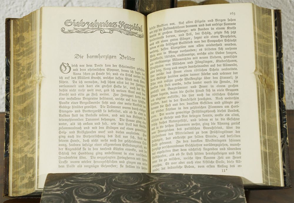 Livres: 5 Bände gesammelte Werke von Gottfried Keller, 30er-Jahre – D'occasion à Meggen par Brockitare 5