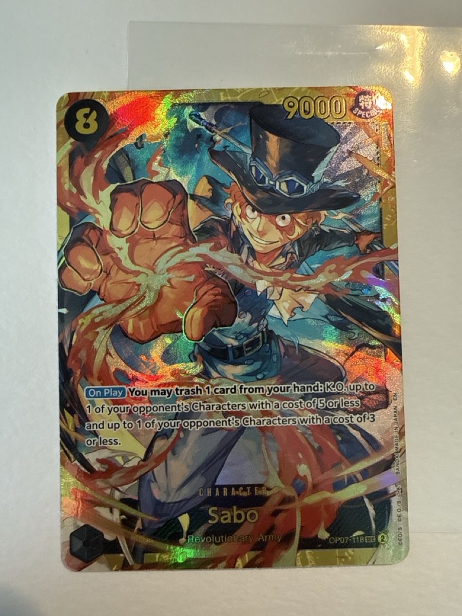 Bandai Carte collezionabili: One Piece TCG OP07-118 Sabo SEC – Nuovo (secondo la descrizione) da Dübendorf venduto da godpack 2