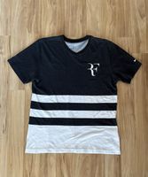 Nike RF Roger Federer T-Shirt Grösse L schwarz/weiss