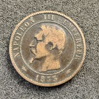 10 Centimes Frankreich Napoleon 1853