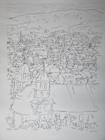 WILLI FUST LITHOGRAPHIE OLTEN 1990 SIGNIERT