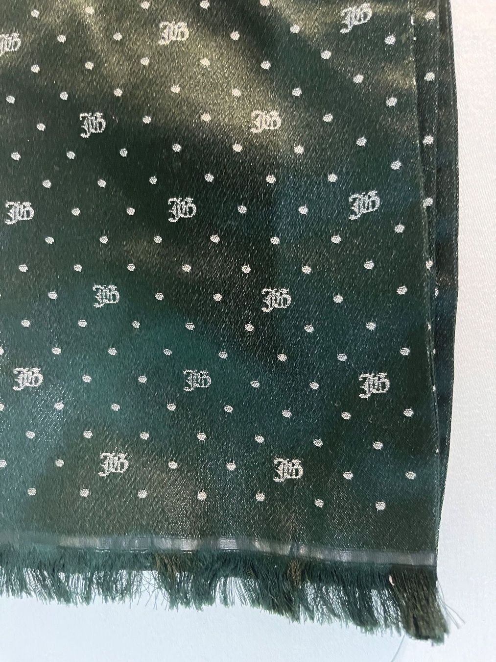 Foulard & Sciarpe: Echarpe en soie verte - John Galliano – Usato da Pully venduto da Artemisya