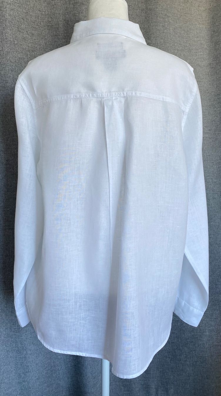 Camicette: TAHARI Hemdbluse aus Leinen Grösse XL – Usato da Oberwil BL venduto da Leni-Mischi 1