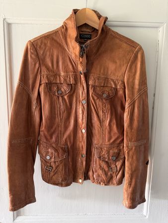 G3000 Lederjacke, Gr. 36, Vintage Look!