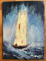 Italienisches Gemälde - 24,5x35,5cm