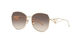 Prada  PR 57YS ZVN3D0 Gold/Braun Sonnenbrille Neuwertig