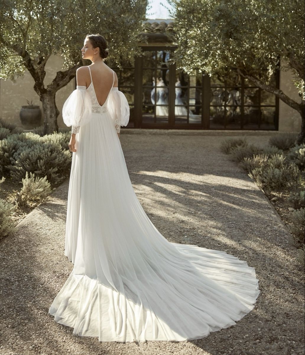 Vestiti: Brautkleid Aire Barcelona Boho-Stil – Usato da Steinach venduto da Miz42 1
